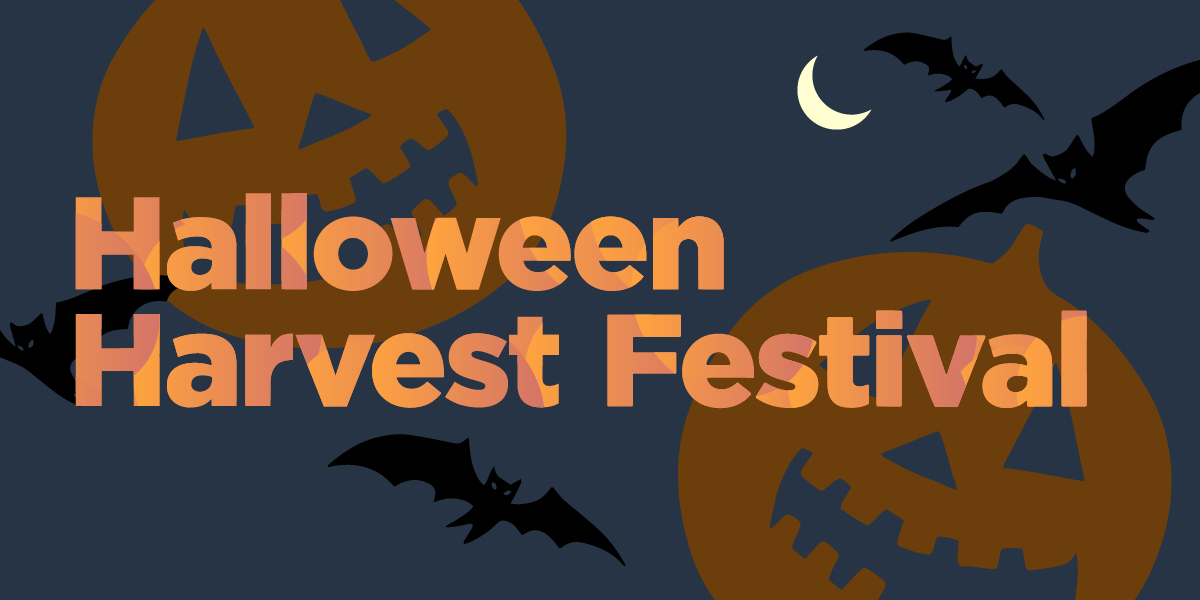 Halloween Harvest Festival 2023 event graphics